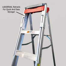 Load image into Gallery viewer, LADDERAIL™  - Universal A-Frame Step Ladder Safety Handrail Attachment Accessory Rail