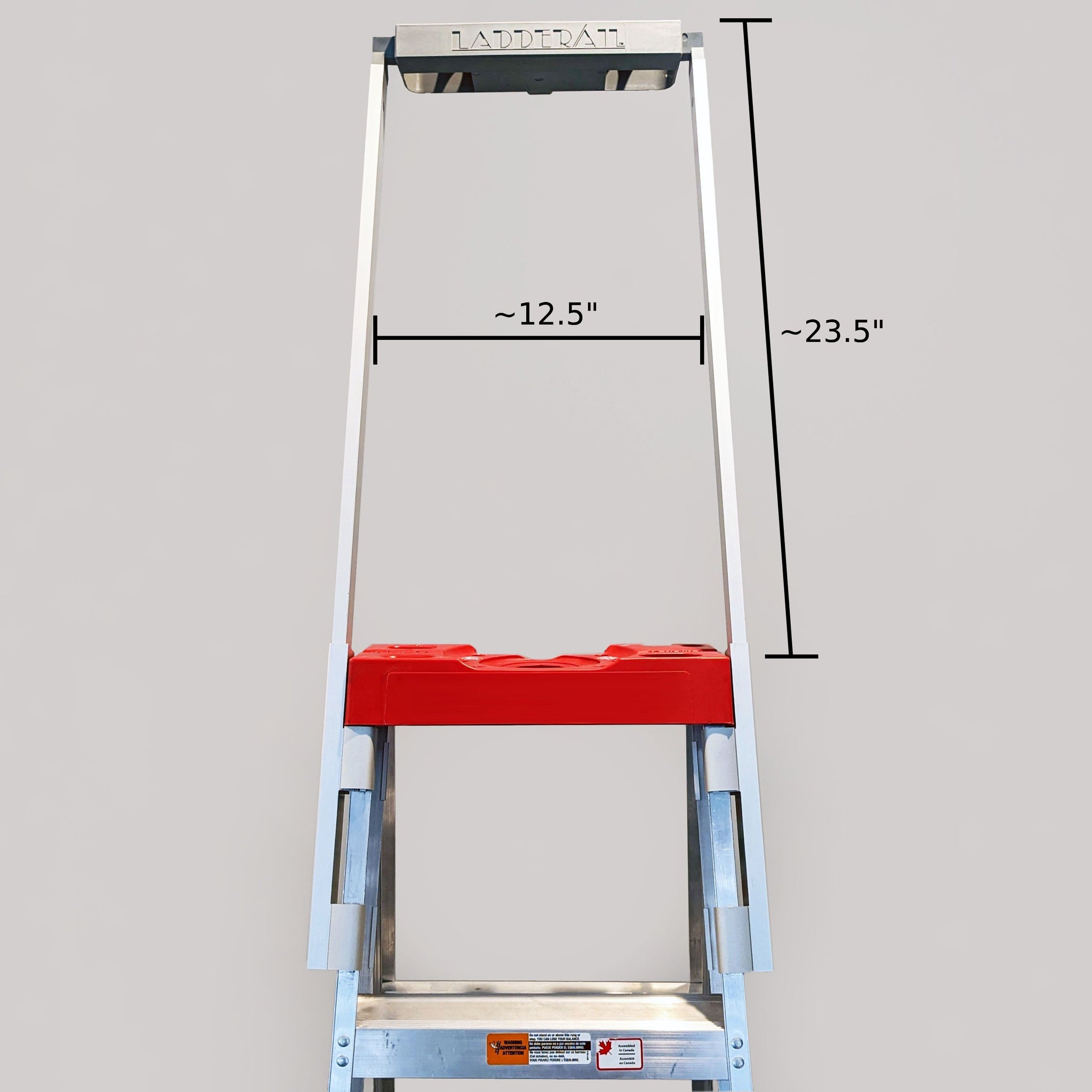 LADDERAIL™ Universal Step Ladder Safety Handrail Attachment Accessory